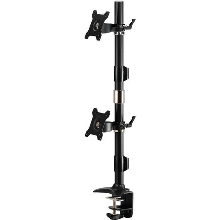 AMER NETWORKS Dual Monitor Vertical Clamp Mount Support 24 Inch Monitors. 75Mm Or AMR2CV